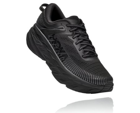 Hoka One One Bondi 7 Moški Pohodni Čevlji Črna / Črna SI-038756C